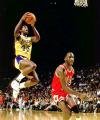 A.C.Green and Michael Jordan picture