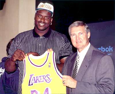 Shaquille O'Neal and Jerry West picture
