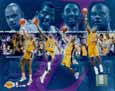 L.A. Lakers Then Now Composite - Picture