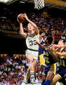 Lakers vs. Celtics 1987 Finals - Abdul-Jabbar and Larry Bird