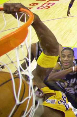 Foto: Kobe Bryant, Los Angeles Lakers vs. San Antonio Spurs NBA Playoffs 2002