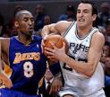 Click para ver fotos Lakers Playoffs (SA Express), (Kobe Bryant, Manu Ginobili)