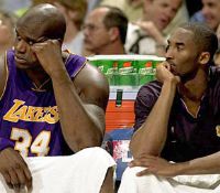 click for Lakers Playoff pictures, (Shaquille O'Neal, Kobe Bryant)