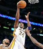 click for Lakers 2010 Playoff pictures (LA Daily News), Western Conference Semifinals vs. Utah Jazz Game 1