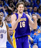 click for Lakers 2010 Playoff pictures (LA Daily News), First Round vs. Oklahoma City Thunder Game 6