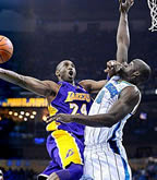 click for Lakers 2011 Playoff pictures (LA Daily News), Western Conference First Round vs. New Orleans Hornets Game 6