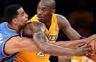 click for Lakers 2012 Playoff pictures (LA Daily News), Western Conference Semifinals vs. Oklahoma City Thunder Game 3