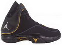 New Carmelo Anthony Signature Shoes: Nike Air Jordan Melo M4 Black-Metallic, Silver-University, Blue-Taxi