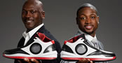 New Dwyane Wade Shoes: Nike Air Jordan 2010, in the picture you can see Michael Jordan, D-Wade the brand new Air Jordans