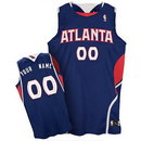 Custom Atlanta Hawks Nike Blue Authentic Jersey