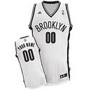 Custom Brooklyn Nets Nike White Swingman Jersey