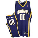 Custom Indiana Pacers Nike Blue Road Jersey
