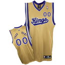 Custom Sacramento Kings Nike Gold Swingman Jersey