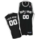 Custom San Antonio Spurs Nike Black Authentic Jersey
