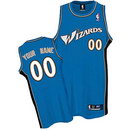 Custom Washington Wizards Nike Blue Authentic Jersey