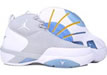 Carmelo Anthony Signature Shoes: Nike Air Jordan Melo M3 Grey, White and Sky Blue