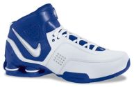 New Joe Johnson Basketball Shoes: Nike Shox Elite TB Blue and White