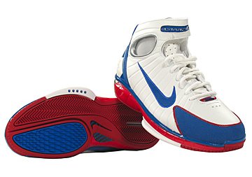 kobe bryant shoes red white and blue